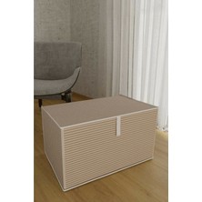 Ali The Stereo Çok Amaçlı Düzenleyici Kutu Organizer Cırt Cırtlı Hurç Mega Boy 30 cm   x  40 cm   x  60 cm  (1 Adet) 6272 ( Lisinya ) Alithestereo