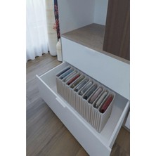 Ali The Stereo 11 Bölmeli Dolap Ve Çekmece Içi Düzenleyici Akordiyon Organizer M-00500 (3 Adet) 00517 ( Lisinya ) Alithestereo