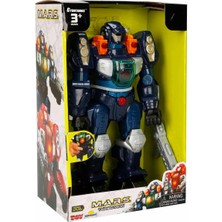 Sunman M.a.r.s. Sesli ve Işıklı Yürüyen Turbotron Robot 30 cm 06175 Mavi