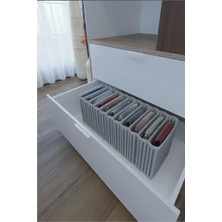 Ali The Stereo 11 Bölmeli Dolap Ve Çekmece Içi Düzenleyici Akordiyon Organizer M-00500 (6 Adet) ( Lisinya ) Alithestereo