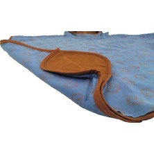 Ecotton Works Müslin Çocuk Panço Plaj Banyo Panço 4-5-6 Yaş