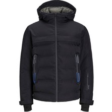 Jack & Jones Jcotarwın Puffer Siyah Erkek Ceket