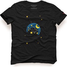 Tarrzzcom Lunar Glow Tasarım T-Shirt tasarım Baskılı T-Shirt