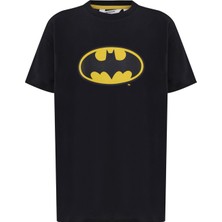 Lumberjack Bl Batman 11GFB625 4fx Siyah Erkek Çocuk Kısa Kol T-Shirt