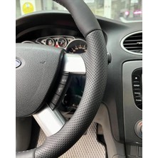 İmza Ford Focus 2.5 Araca Özel Direksiyon Kılıfı (Deri Üzerine Yapılması Gerekiyor) Soft Nokta Napa Deri