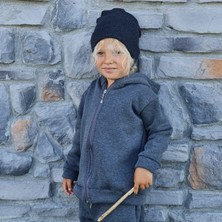 Bebeğime Çorap Bebek/çocuk Unisex Kapüşonlu Fermuarlı Hırka 1-14 Yaş