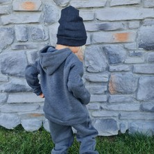 Bebeğime Çorap Bebek/çocuk Unisex Kapüşonlu Fermuarlı Hırka 1-14 Yaş