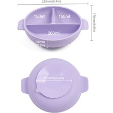 Jojobebek Silikon Beslenme Seti Mama Tabağı ve Kasesi, Pipet, Önlük, Çatal-Kaşık, Bardak / Kırmızı