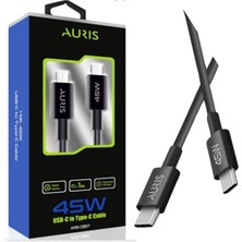 Auris 45W Usb-C/type-C Hızlı Şarj Kablosu