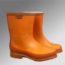 Erkekler İçin Derby Krep Çizme Merdane Kısa Sarı Renkli Rahat ve Şık Ayakkabı