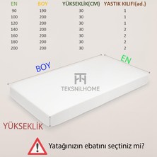 Teksnil Home | Ranforce | Pamuklu  Tek Kişilik Antrasit  Lastikli Çarşaf | 14 Renk | Fıtted | 120X200