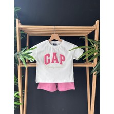 Gap Baby Premium Kalite Gap Şortlu Çocuk Takım / Gap Çocuk Yazlık Alt Üst Takım