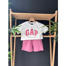 Gap Baby Premium Kalite Gap Şortlu Çocuk Takım / Gap Çocuk Yazlık Alt Üst Takım