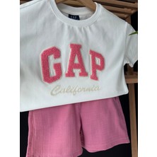 Gap Baby Premium Kalite Gap Şortlu Çocuk Takım / Gap Çocuk Yazlık Alt Üst Takım