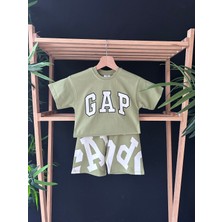 Gap Baby Premium Kalite Gap Şortlu Çocuk Takım / Gap Çocuk Yazlık Alt Üst Takım