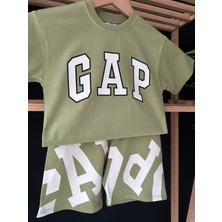 Gap Baby Premium Kalite Gap Şortlu Çocuk Takım / Gap Çocuk Yazlık Alt Üst Takım