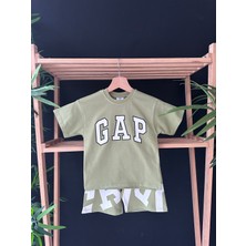 Gap Baby Premium Kalite Gap Şortlu Çocuk Takım / Gap Çocuk Yazlık Alt Üst Takım