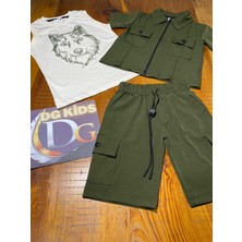 DG Fashion Kurt Desenli 3 Lü Takım