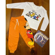 DG Fashion Mickey Mouse 2'li Takım Uzun Kol