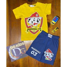 DG Fashion Paw Patrol 2 Li Takım Sarı T-Shirt Şort