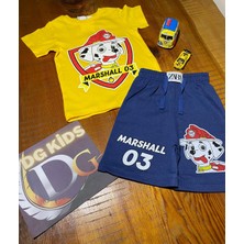 DG Fashion Paw Patrol 2 Li Takım Sarı T-Shirt Şort