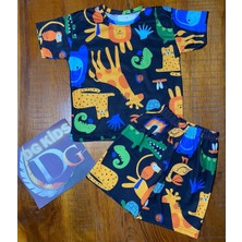 DG Fashion Hayvanat Bahçesi 2 Li Takım T-Shirt Şort