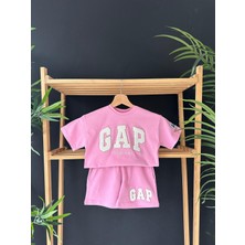 Gap Baby Premium Kalite Gap Şortlu Çocuk Takım / Gap Çocuk Yazlık Alt Üst Takım