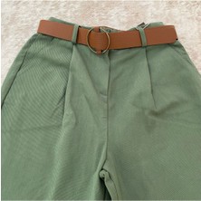 Bluety Kemerli Gabardin Pantolon