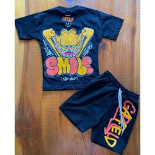 DG Fashion Garfield 2 Li Takım T-Shirt Şort