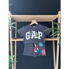 Gap Baby Premium Kalite Gap Şortlu Çocuk Takım / Gap Çocuk Yazlık Alt Üst Takım