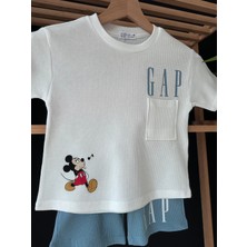 Gap Baby Premium Kalite Gap Şortlu Çocuk Takım / Gap Çocuk Yazlık Alt Üst Takım