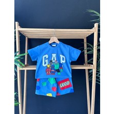 Gap Baby Premium Kalite Gap Şortlu Çocuk Takım / Gap Çocuk Yazlık Alt Üst Takım