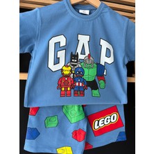 Gap Baby Premium Kalite Gap Şortlu Çocuk Takım / Gap Çocuk Yazlık Alt Üst Takım