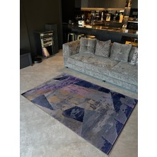 Rugs Modern Shape Koleksiyonu Çok Renkli Soyut Desenli Dokuma Taban Modern Dekoratif Halı 60