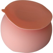 Jojobebek Vakumlu Silikon Mama Kasesi, Altı Vakumlu Mama Kasesi, Silikon Kaşık ve Çatal / Pembe