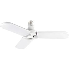 Shopzum Pervane Led Ampül 3 Kanatlı 220v 45w 4500 Lümen Beyaz E27 Volemı