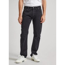 Pepe Jeans Normal Bel Regular Straight Erkek Denim Pantolon PM207394XG5-000 Straıght Jeans