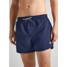 Pepe Jeans Lacivert Erkek Şort Mayo PMB10395 595 Rubber Sh Swımshort