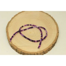 Yaşam Tohumu Çeyrek Dizi (9cm Uzunluğundadır!) Akik Taşı Çeyrek Dizi 4mm (27835)