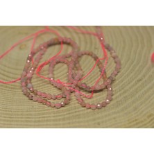 Yaşam Tohumu Çeyrek Dizi (9cm Uzunluğundadır!) Morganit Taşı Çeyrek Dizi 2mm