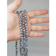 Yaşam Tohumu Çeyrek Dizi (9cm Uzunluğundadır!) Hematit Taşı Şekilli 7.5mm Çeyrek Dizi (52358)