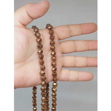 Yaşam Tohumu Çeyrek Dizi (9cm Uzunluğundadır!) Hematit Taşı Şekilli 7.5mm Çeyrek Dizi (52356)