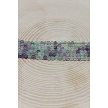 Yaşam Tohumu Çeyrek Dizi (9cm Uzunluğundadır!) Florit Taşı Çeyrek Dizi 2.5mm