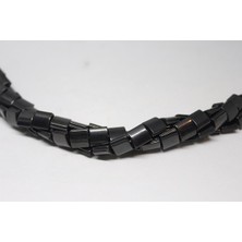 Yaşam Tohumu Çeyrek Dizi (9cm Uzunluğundadır!) Hematit Taşı Çeyrek Dizi (17475)