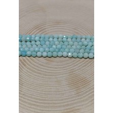 Yaşam Tohumu Çeyrek Dizi (9cm Uzunluğundadır!) Amazonit Taşı Çeyrek Dizi 3.5mm