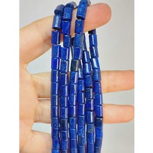 Yaşam Tohumu Çeyrek Dizi (9cm Uzunluğundadır!) Lapis Taşı Şekilli 5.5x7.5mm Çeyrek Dizi (49452)