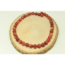 Yaşam Tohumu Çeyrek Dizi (9cm Uzunluğundadır!) Akik Taşı Çeyrek Dizi 10MM (23580)