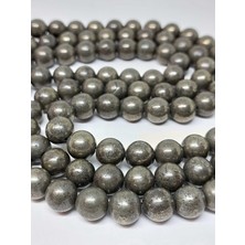 Yaşam Tohumu Çeyrek Dizi (9cm Uzunluğundadır!) Pirit Taşı Çeyrek Dizi 10MM