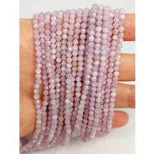 Yaşam Tohumu Çeyrek Dizi (9cm Uzunluğundadır!) Kunzit Taşı Çeyrek Dizi 3mm (45410)