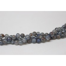 Yaşam Tohumu Çeyrek Dizi (9cm Uzunluğundadır!) Kyanit Taşı Çeyrek Dizi 4mm